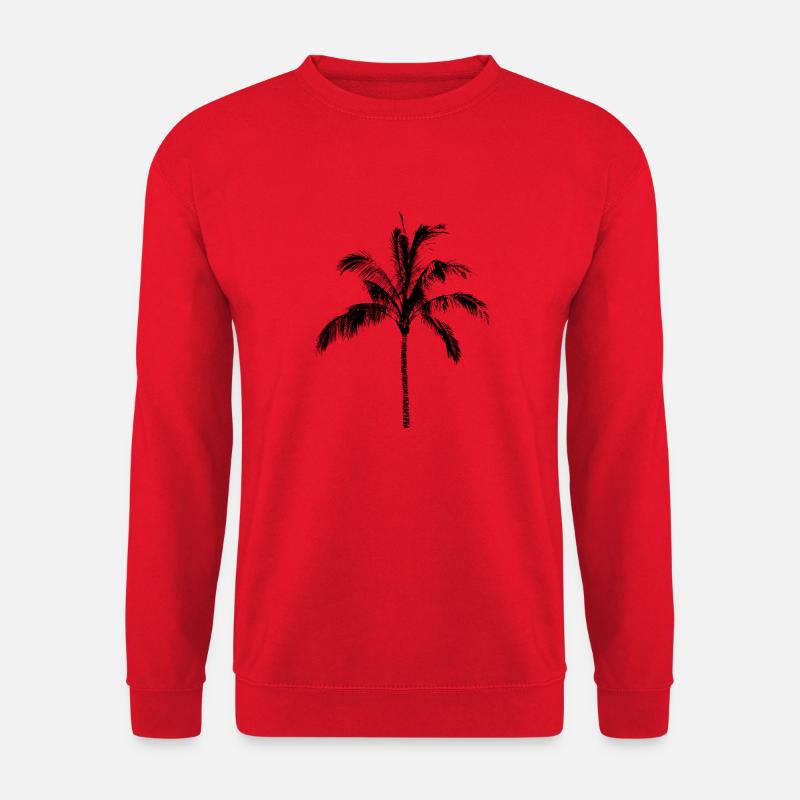 Palm tree - Unisex Sweatshirt - red