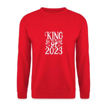 2023 - Unisex Pullover - Rot - Vorne - Alina (178cm) & Michal (187cm)