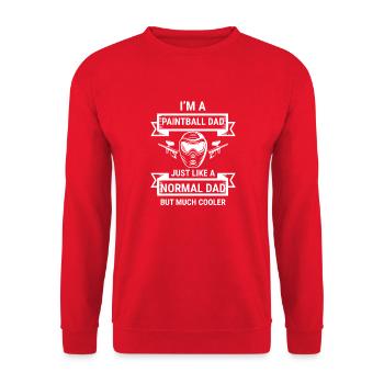 Paintball Airsoft - Sweat-shirt Unisexe - rouge - Devant - Alina (178cm) & Michal (187cm)