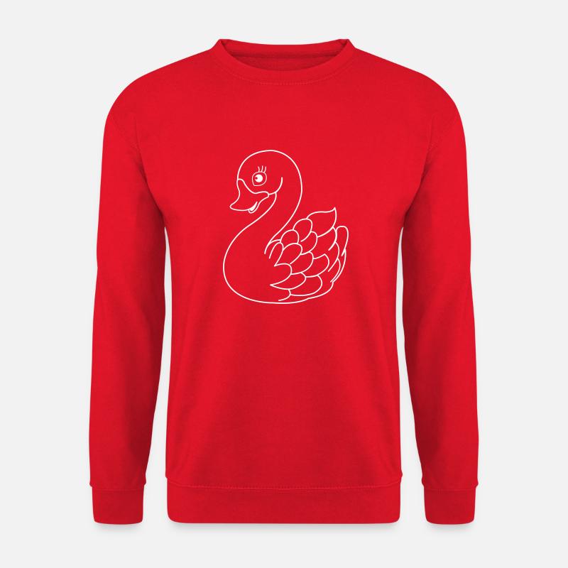 swan - Unisex Sweatshirt - red