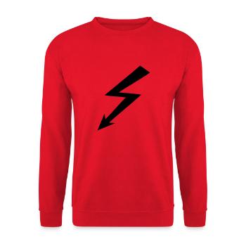 Blitz - Unisex Pullover - Rot - Vorne - Alina (178cm) & Michal (187cm)
