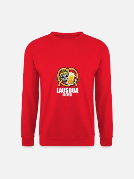 Lausbua Lederhosen - Unisex Pullover - Rot
