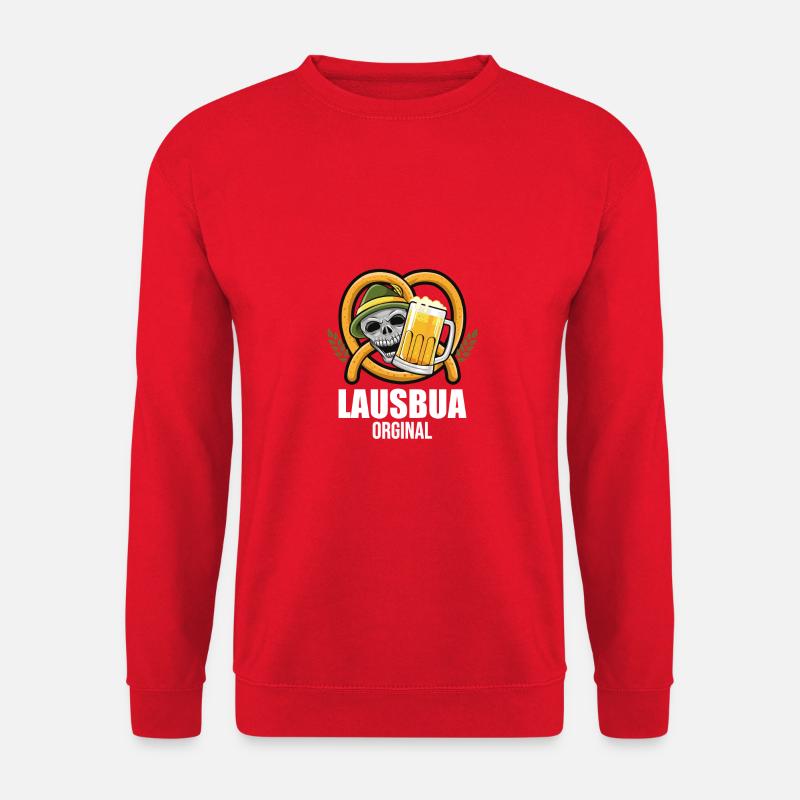 Lausbua Lederhosen - Unisex Pullover - Rot