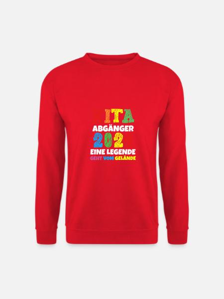Kita Abgänger 2024 Schulkind Einschulung Schule - Unisex Pullover - Rot