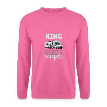 Camping-Liebhaber Wohnmobil für den Außenbereich - Unisex Pullover - Pink - Vorne