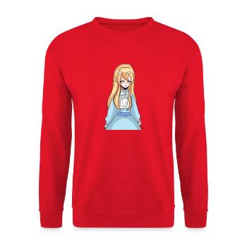 IMG 6768 - Unisex Pullover - Rot - Vorne - Alina (178cm) & Michal (187cm)