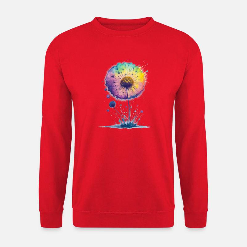Blume - Unisex Pullover - Rot