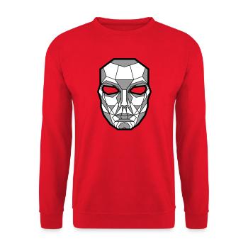 Kimura Mask Gray - Unisex Sweatshirt - red - Front - Alina (178cm) & Michal (187cm)