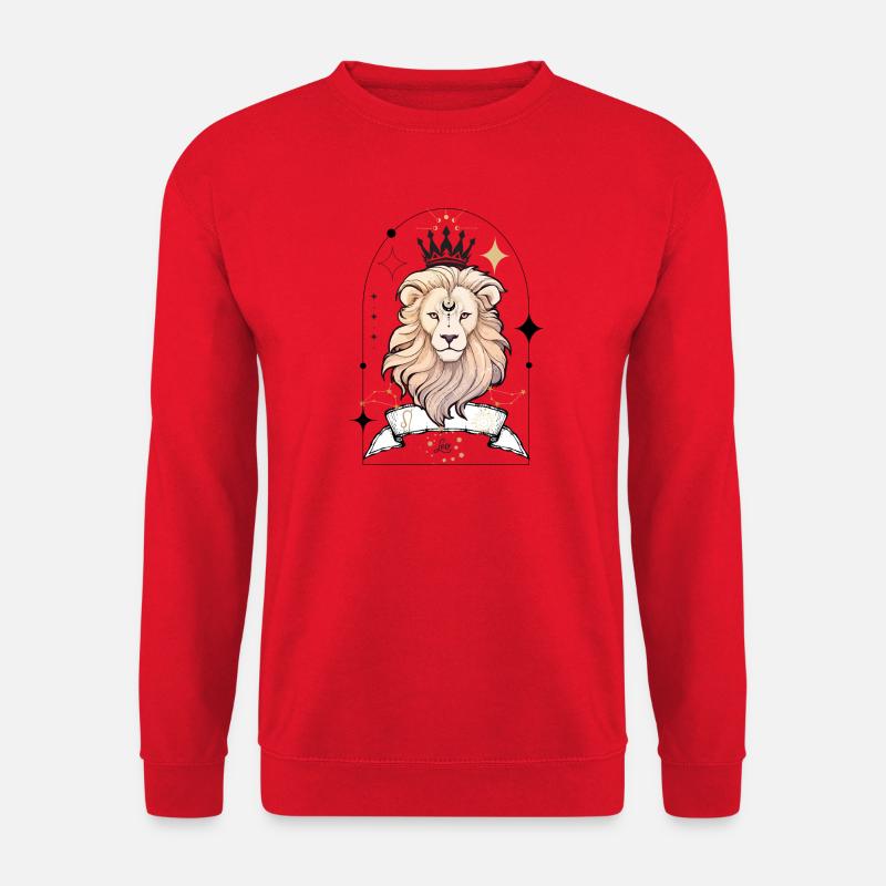 Leo 1 - Unisex Pullover - Rot