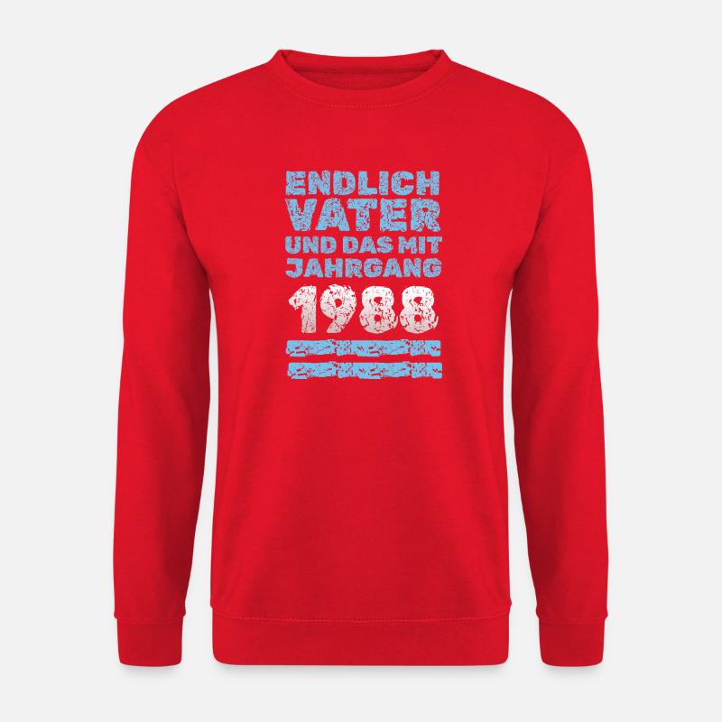 1988 - Unisex Pullover - Rot