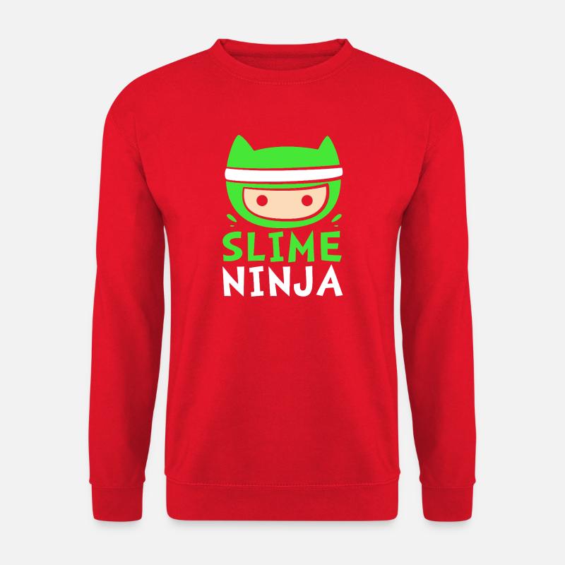 Slime Schleim Schleimig - Unisex Pullover - Rot