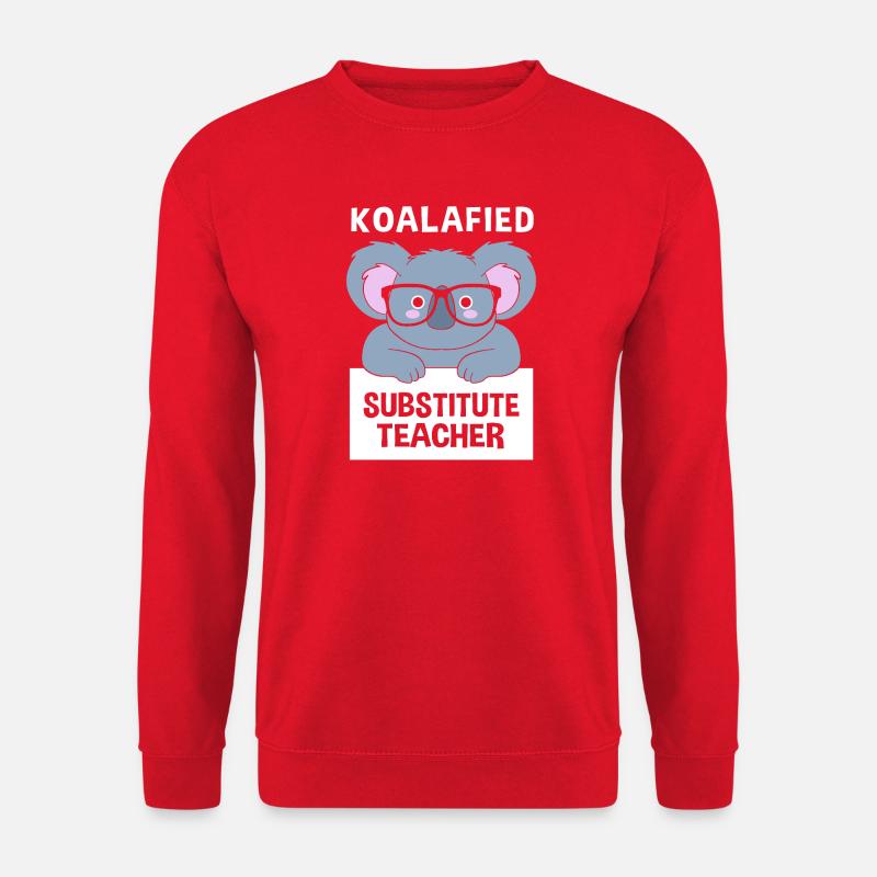 Substitute Teacher Substitute Teacher - Unisex Sweatshirt - red