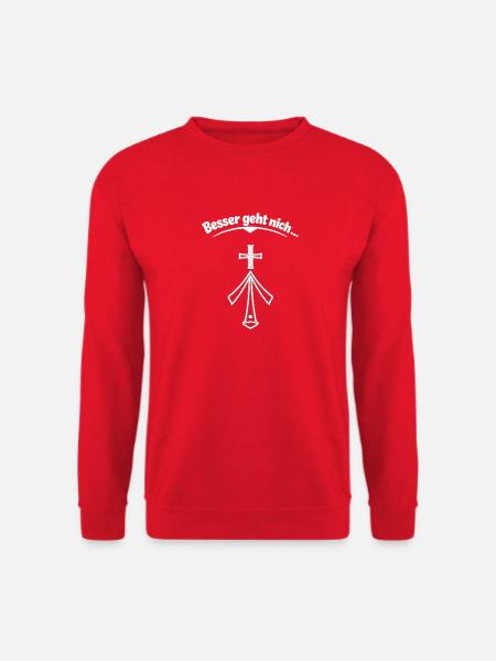 Besser geht nich ... Stralsund - Unisex Pullover - Rot
