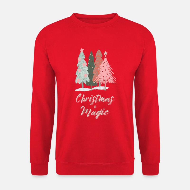 Christmas is Magic - Unisex Pullover - Rot