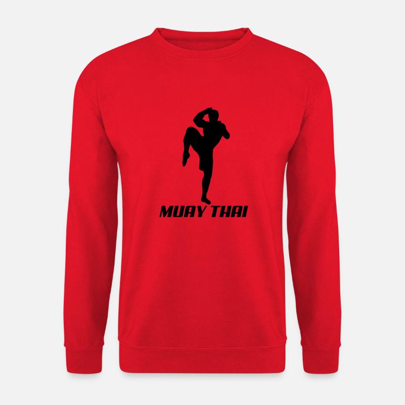 muay_thai1 - Unisex Sweatshirt - red