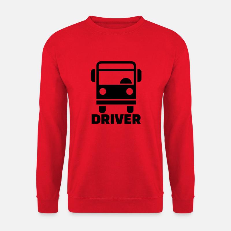 Bus driver - Unisex Sweatshirt - red