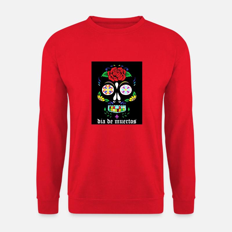 dia de muertos - Unisex Sweatshirt - red