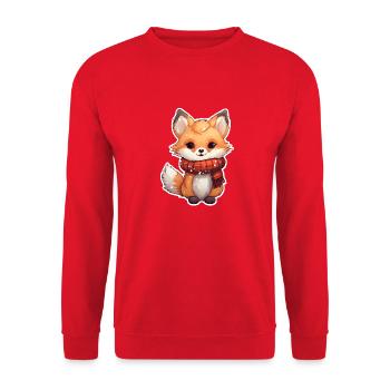 Winter Vixen - Unisex Sweatshirt - red - Front - Alina (178cm) & Michal (187cm)