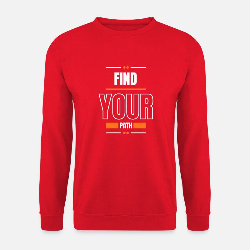 Find Your Path - Unisex Sweatshirt - red