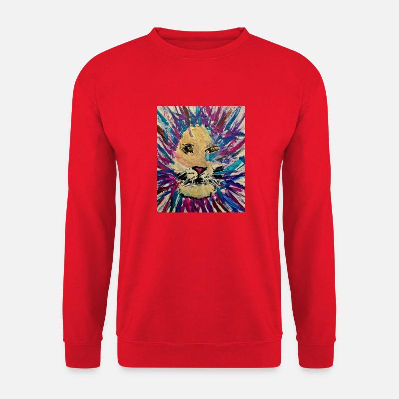 Lucas Löwe - Unisex Pullover - Rot