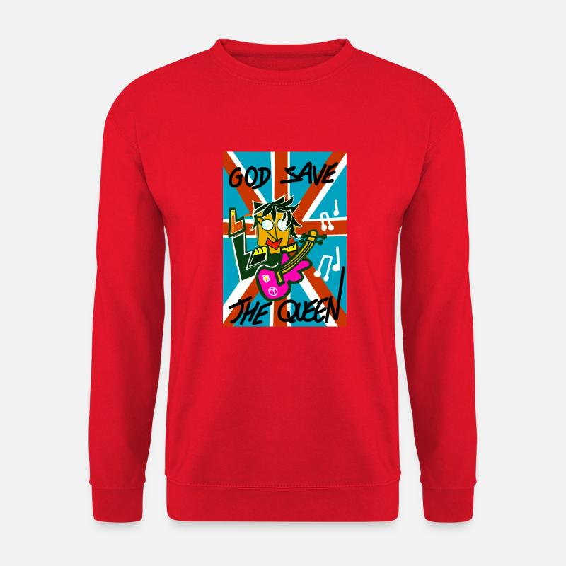 GOD SAVE THE QUEEN - Unisex Sweatshirt - red