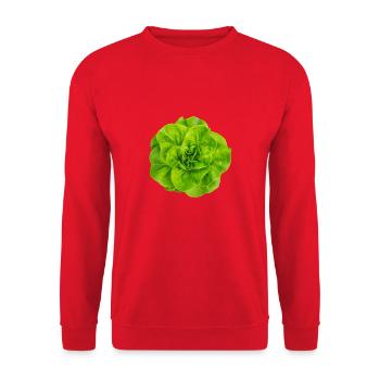 Salade - Sweat-shirt Unisexe - rouge - Devant - Alina (178cm) & Michal (187cm)