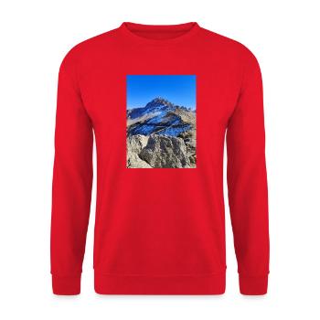 Galibier - Unisex Sweatshirt - red - Front - Alina (178cm) & Michal (187cm)