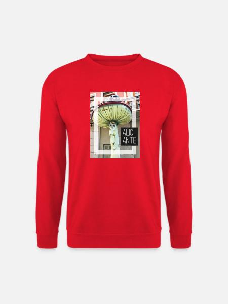 Alicante - Calle de Las Setas - Unisex Pullover - Rot