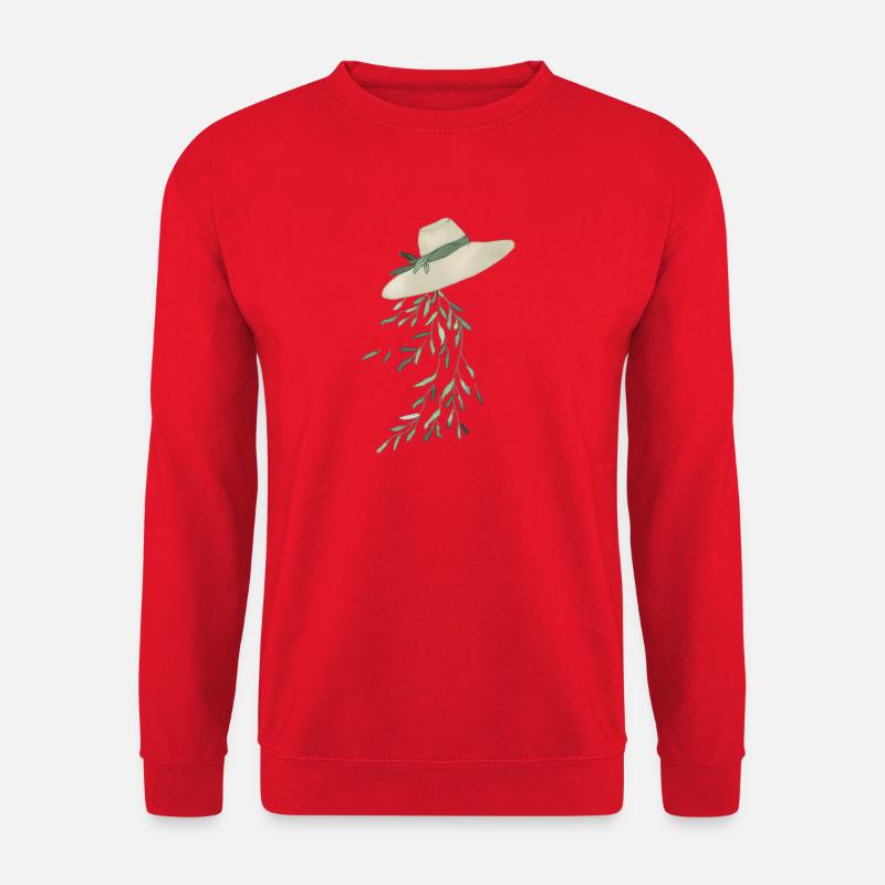 Blaetterhut - Unisex Pullover - Rot