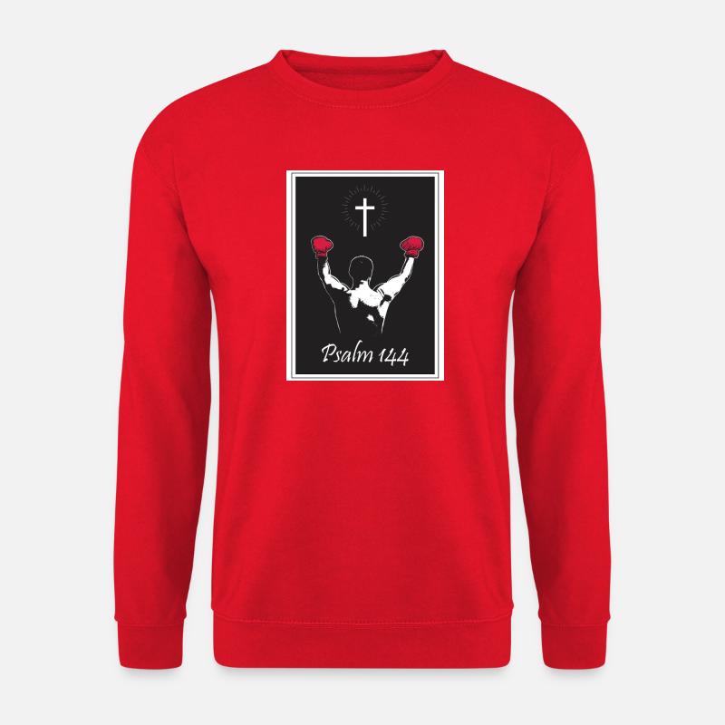 Psalm 144 - Unisex Sweatshirt - red