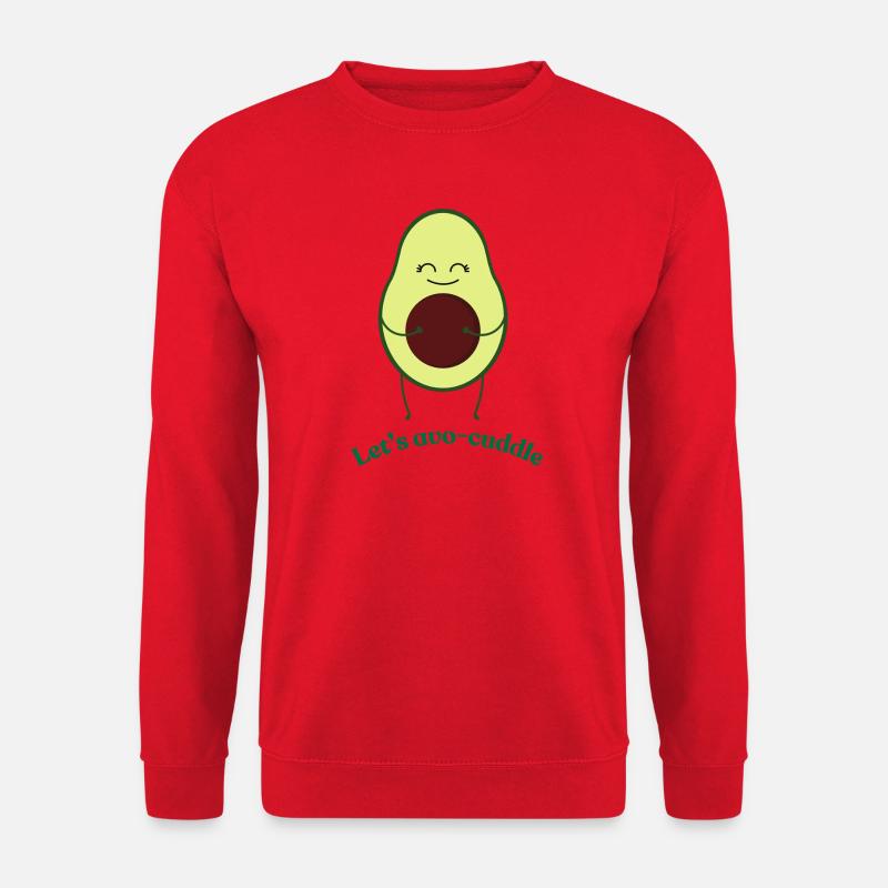 Lets-avo-cuddle - Unisex Pullover - Rot
