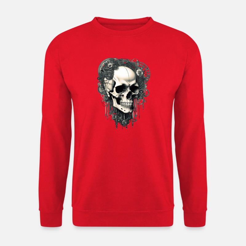 Skull - Unisex Sweatshirt - red