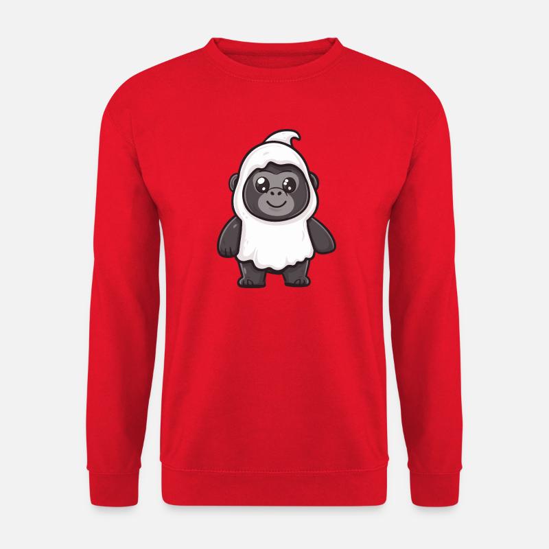 Gorilla Halloween Geist - Unisex Pullover - Rot