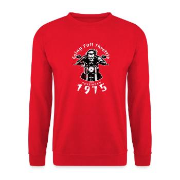 50. Geburtstag à plein régime depuis 11/1975 - Sweat-shirt Unisexe - rouge - Devant - Alina (178cm) & Michal (187cm)