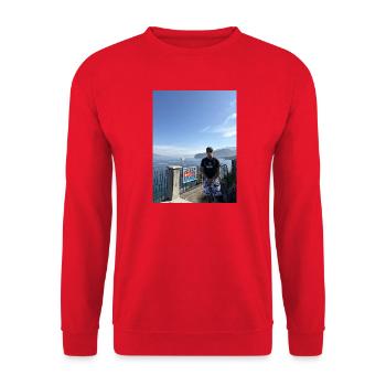 Chemise IDGAF - Sweat-shirt Unisexe - rouge - Devant - Alina (178cm) & Michal (187cm)