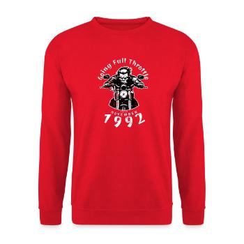 33. Geburtstag à plein régime depuis 11/1992 - Sweat-shirt Unisexe - rouge - Devant - Alina (178cm) & Michal (187cm)
