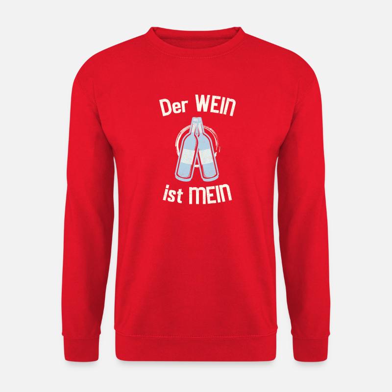 Le vin est à moi - Sweat-shirt Unisexe - rouge