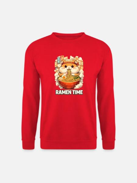 Ramen Hamster - Unisex Sweatshirt - red