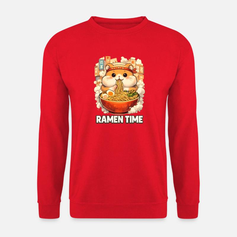 Ramen Hamster - Unisex Sweatshirt - red