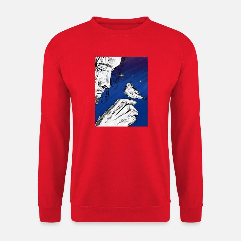 Numéro un sous la lune - Sweat-shirt Unisexe - rouge
