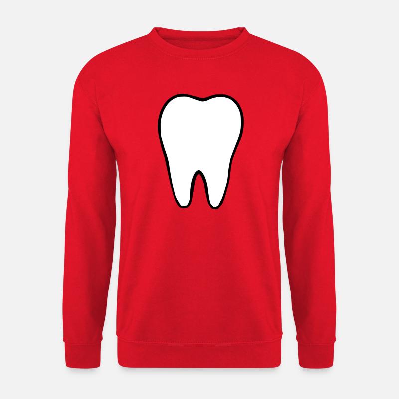 Tooth, Teeth, Dentist - Unisex Sweatshirt - red