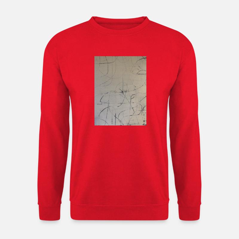 Artwork on T-SHIRT - Unisex Sweatshirt - red