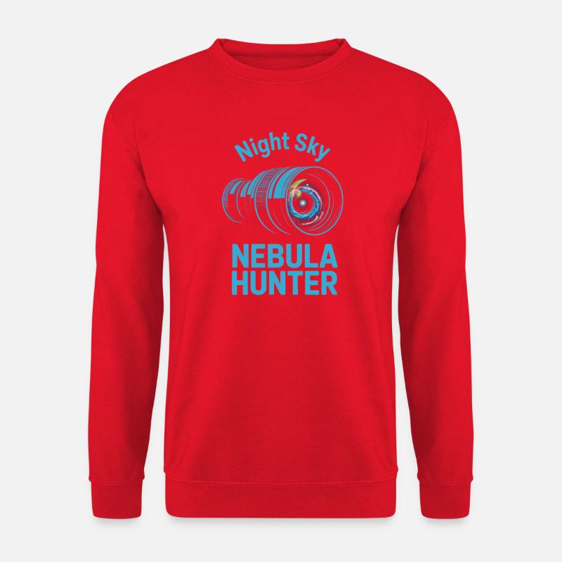 Night Sky Nebula Hunter - Unisex Sweatshirt - red