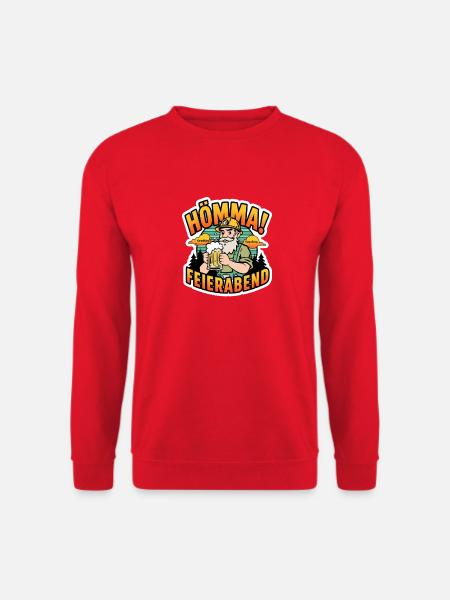 Hömma Feierabend - Unisex Pullover - Rot