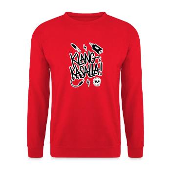 Klang Kasalla - Unisex Pullover - Rot - Vorne - Alina (178cm) & Michal (187cm)