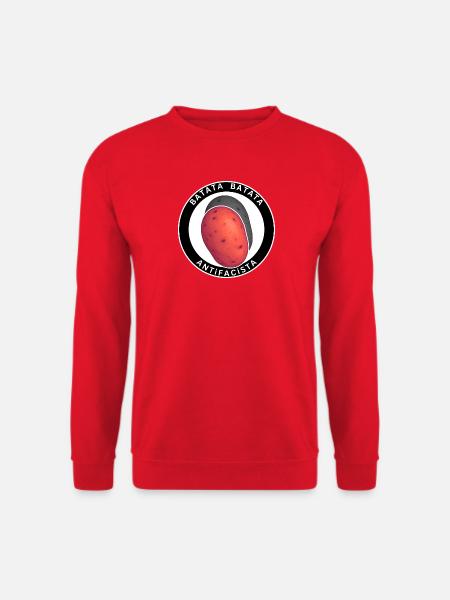 Antifaschistische Kartoffel - Unisex Pullover - Rot