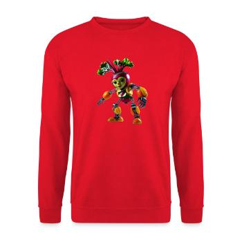 Robot robot de betterave végétale - Sweat-shirt Unisexe - rouge - Devant - Alina (178cm) & Michal (187cm)