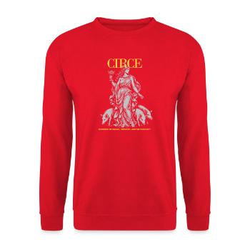 Circé - Déesse de la Magie et de la Sorcellerie - Sweat-shirt Unisexe - rouge - Devant - Alina (178cm) & Michal (187cm)