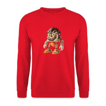 Gelato Sundae Creature Sweet Monster - Unisex Sweatshirt - red - Front - Alina (178cm) & Michal (187cm)