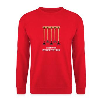 IT Support Glücksrad Service Desk IT Helpdesk Nerd - Unisex Pullover - Rot - Vorne - Alina (178cm) & Michal (187cm)